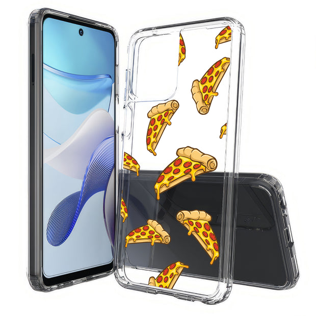 Yummy Pizza Print Slim Cover For Motorola Moto G (Power, Stylus, Play, 5G), Print in USA