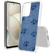 Paw Footprints Print Slim Cover For Motorola Moto G (Power, Stylus, Play, 5G), Print in USA