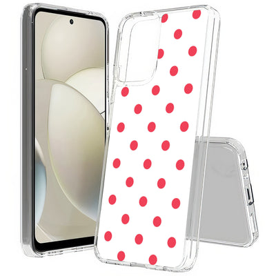 Dots White Print Slim Cover For Motorola Moto G (Power, Stylus, Play, 5G), Print in USA