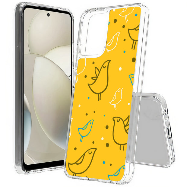 Birds Dots 1 Print Slim Cover For Motorola Moto G (Power, Stylus, Play, 5G), Print in USA