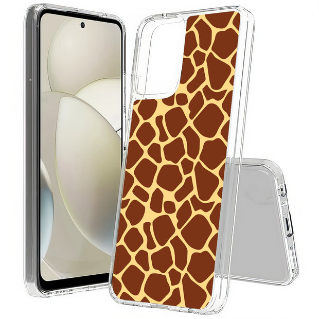 Giraffe Spot Print Slim Cover For Motorola Moto G (Power, Stylus, Play, 5G), Print in USA