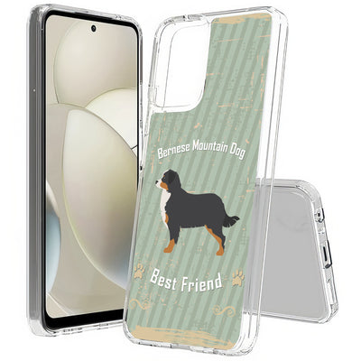 Bernese Dog Print Slim Cover For Motorola Moto G (Power, Stylus, Play, 5G), Print in USA