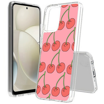 Cherry Print Slim Cover For Motorola Moto G (Power, Stylus, Play, 5G), Print in USA