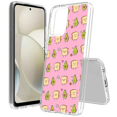 Pink Avocado Print Slim Cover For Motorola Moto G (Power, Stylus, Play, 5G), Print in USA