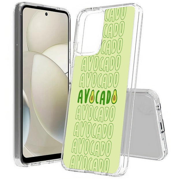 Avocado Text  Print Slim Cover For Motorola Moto G (Power, Stylus, Play, 5G), Print in USA