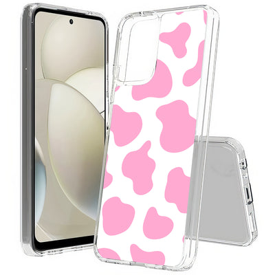 Cow Shape Pink Print Slim Cover For Motorola Moto G (Power, Stylus, Play, 5G), Print in USA