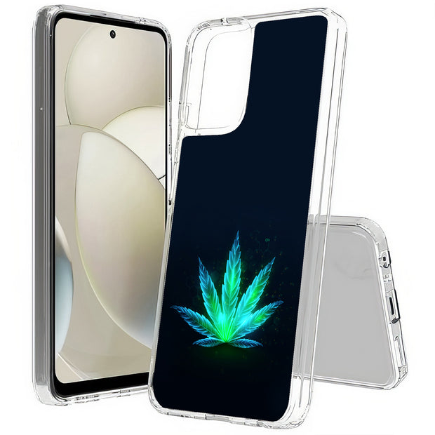 Beautiful Weed Print Slim Cover For Motorola Moto G (Power, Stylus, Play, 5G), Print in USA