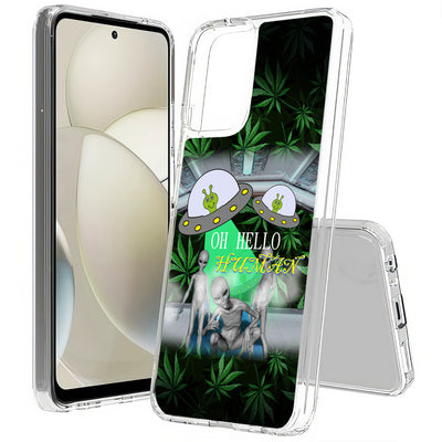 Marijuana Alien Print Slim Cover For Motorola Moto G (Power, Stylus, Play, 5G), Print in USA