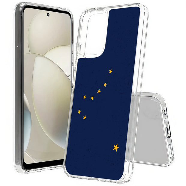 Alaska Flag Print Slim Cover For Motorola Moto G (Power, Stylus, Play, 5G), Print in USA