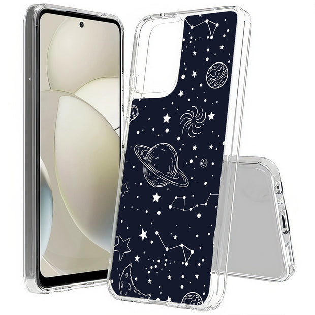 Stars Planet 11 Print Slim Cover For Motorola Moto G (Power, Stylus, Play, 5G), Print in USA