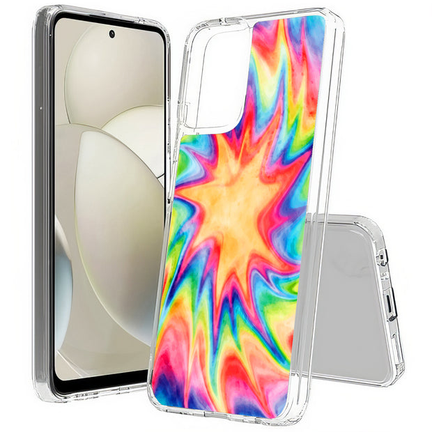 Tie Dye Trippy Print Slim Cover For Motorola Moto G (Power, Stylus, Play, 5G), Print in USA