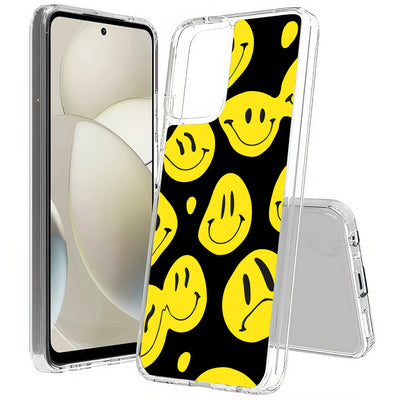 Smiley Face Print Slim Cover For Motorola Moto G (Power, Stylus, Play, 5G), Print in USA