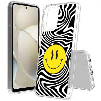 Trippy Smiley Print Slim Cover For Motorola Moto G (Power, Stylus, Play, 5G), Print in USA