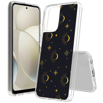 Moon Sun Stars Print Slim Cover For Motorola Moto G (Power, Stylus, Play, 5G), Print in USA