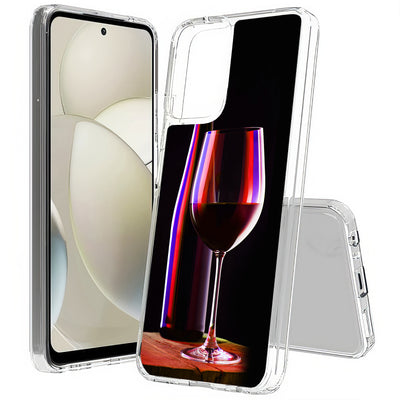 Red Wine Glass Print Slim Cover For Motorola Moto G (Power, Stylus, Play, 5G), Print in USA