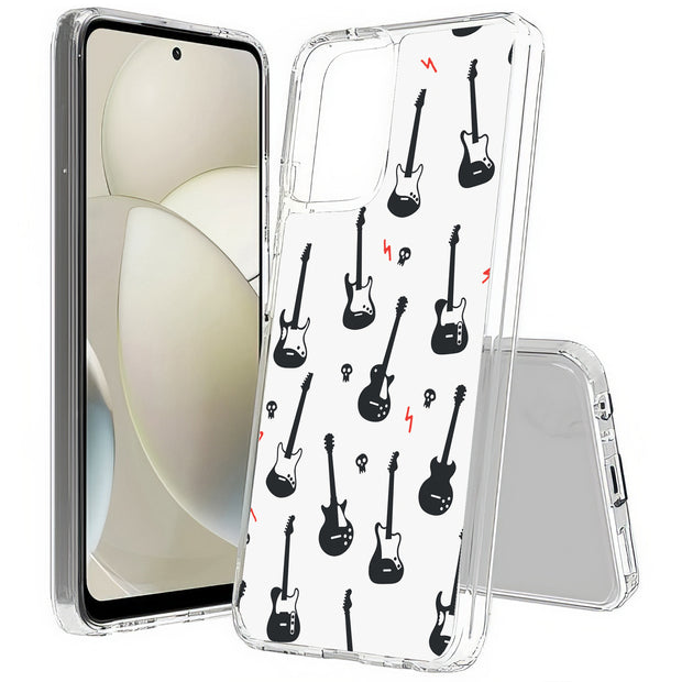 Rock Guitar Print Slim Cover For Motorola Moto G (Power, Stylus, Play, 5G), Print in USA