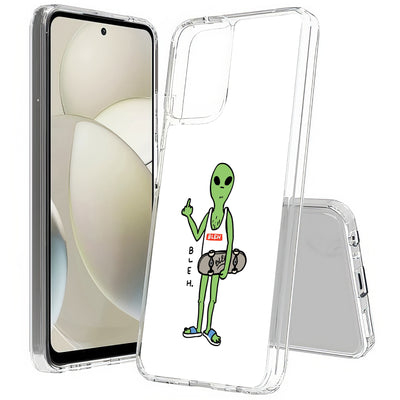 Bleh Alien Wht Print Slim Cover For Motorola Moto G (Power, Stylus, Play, 5G), Print in USA