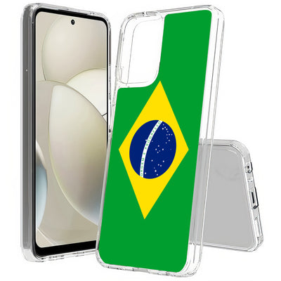 Flag Brazil Print Slim Cover For Motorola Moto G (Power, Stylus, Play, 5G), Print in USA