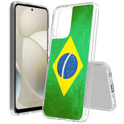 Old Flag Brazil Print Slim Cover For Motorola Moto G (Power, Stylus, Play, 5G), Print in USA