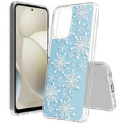 Snowflake Blue Print Slim Cover For Motorola Moto G (Power, Stylus, Play, 5G), Print in USA