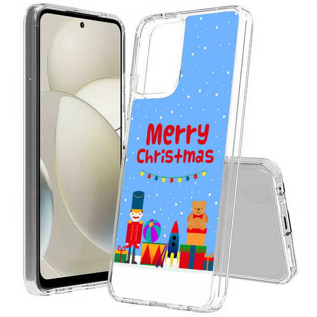 Christmas Toy Print Slim Cover For Motorola Moto G (Power, Stylus, Play, 5G), Print in USA