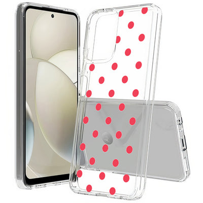 Dots Clear Print Slim Cover For Motorola Moto G (Power, Stylus, Play, 5G), Print in USA