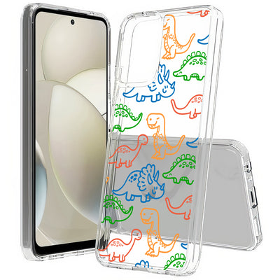 Dinosaur Cute 3 Print Slim Cover For Motorola Moto G (Power, Stylus, Play, 5G), Print in USA