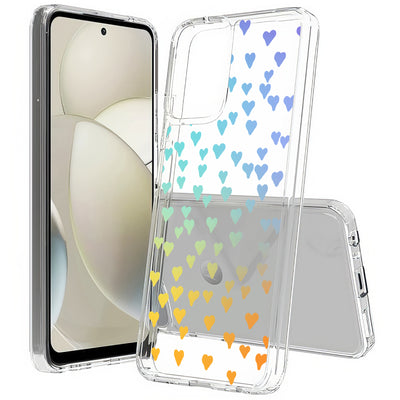 Gradient Hearts Print Slim Cover For Motorola Moto G (Power, Stylus, Play, 5G), Print in USA