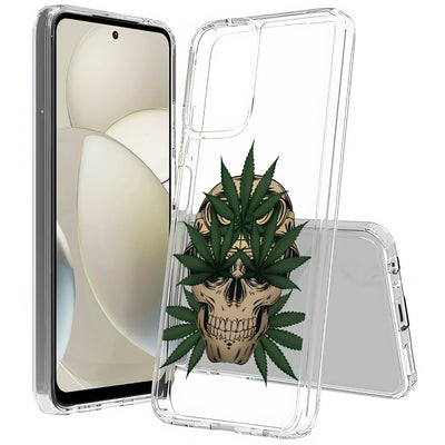 Marijuana Skull Print Slim Cover For Motorola Moto G (Power, Stylus, Play, 5G), Print in USA