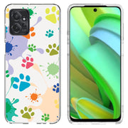 Paw Color  Print Slim Cover For Motorola Moto G (Power, Stylus, Play, 5G), Print in USA