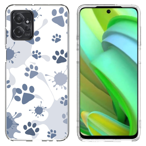 Paw Color 3 Print Slim Cover For Motorola Moto G (Power, Stylus, Play, 5G), Print in USA