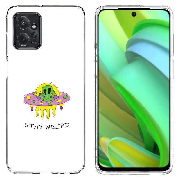 Alien Weird Print Slim Cover For Motorola Moto G (Power, Stylus, Play, 5G), Print in USA