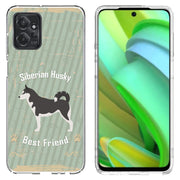 Husky Dog Print Slim Cover For Motorola Moto G (Power, Stylus, Play, 5G), Print in USA