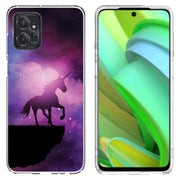 Unicorn Galaxy Print Slim Cover For Motorola Moto G (Power, Stylus, Play, 5G), Print in USA