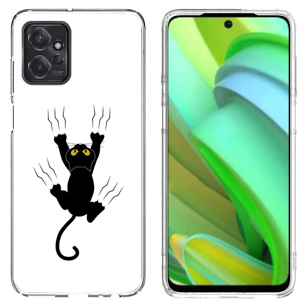 Cat Scratch Print Slim Cover For Motorola Moto G (Power, Stylus, Play, 5G), Print in USA