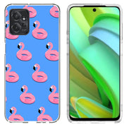 Cute Flamingo Print Slim Cover For Motorola Moto G (Power, Stylus, Play, 5G), Print in USA