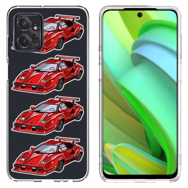 Lambo Countach Print Slim Cover For Motorola Moto G (Power, Stylus, Play, 5G), Print in USA