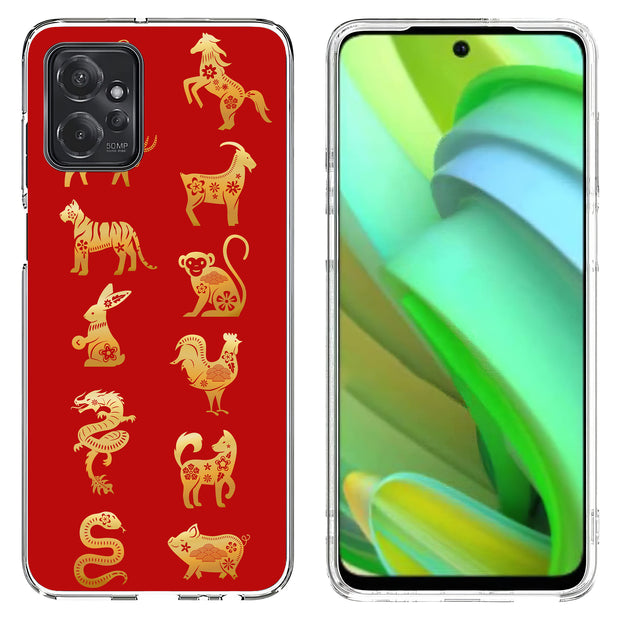 Chinese zodiac1 Print Slim Cover For Motorola Moto G (Power, Stylus, Play, 5G), Print in USA