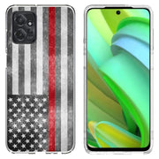 Thin Red Line Print Slim Cover For Motorola Moto G (Power, Stylus, Play, 5G), Print in USA