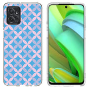 Petals Blue Print Slim Cover For Motorola Moto G (Power, Stylus, Play, 5G), Print in USA