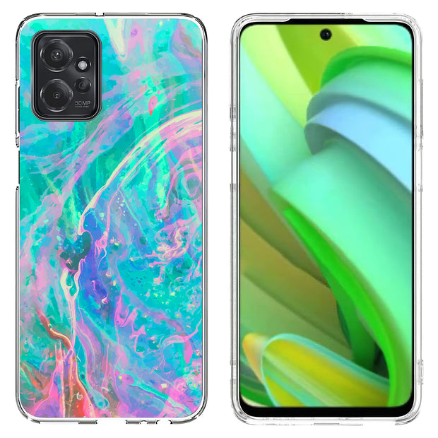 Opal Marble 6 Print Slim Cover For Motorola Moto G (Power, Stylus, Play, 5G), Print in USA