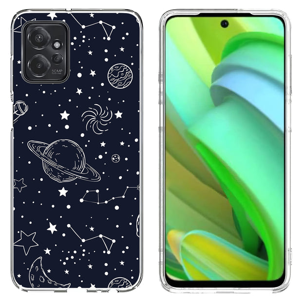 Stars Planet 11 Print Slim Cover For Motorola Moto G (Power, Stylus, Play, 5G), Print in USA