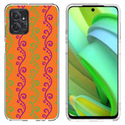 Purple Grn Vine Print Slim Cover For Motorola Moto G (Power, Stylus, Play, 5G), Print in USA