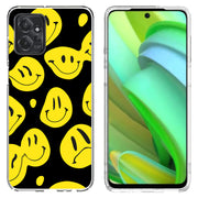 Smiley Face Print Slim Cover For Motorola Moto G (Power, Stylus, Play, 5G), Print in USA