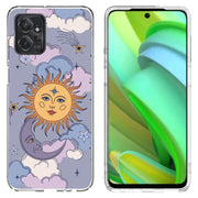 Sun Moon Stars Print Slim Cover For Motorola Moto G (Power, Stylus, Play, 5G), Print in USA