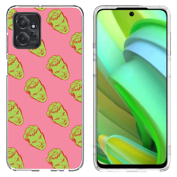 Green Heads Print Slim Cover For Motorola Moto G (Power, Stylus, Play, 5G), Print in USA