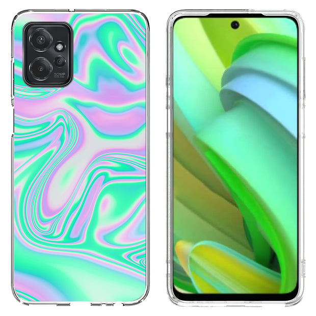 Liquid Swirls Print Slim Cover For Motorola Moto G (Power, Stylus, Play, 5G), Print in USA