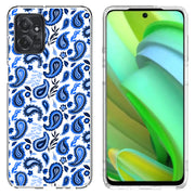 Blue Bandana Print Slim Cover For Motorola Moto G (Power, Stylus, Play, 5G), Print in USA