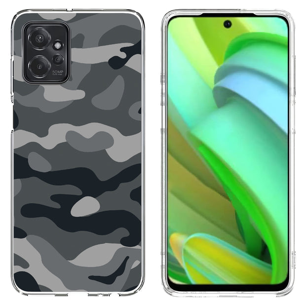 Winter Camo Print Slim Cover For Motorola Moto G (Power, Stylus, Play, 5G), Print in USA