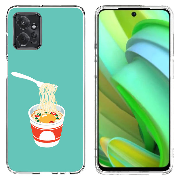 Tasty Ramen Print Slim Cover For Motorola Moto G (Power, Stylus, Play, 5G), Print in USA